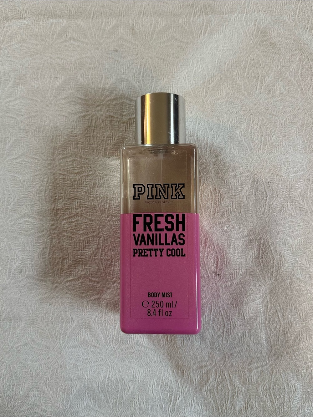 Vintage Y2K Victoria’s Secret Pink Fresh Vanillas Pretty Cool Body Mist 8.4oz.